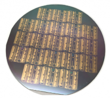 Fully processed 4-inch wafer with thousands of devices